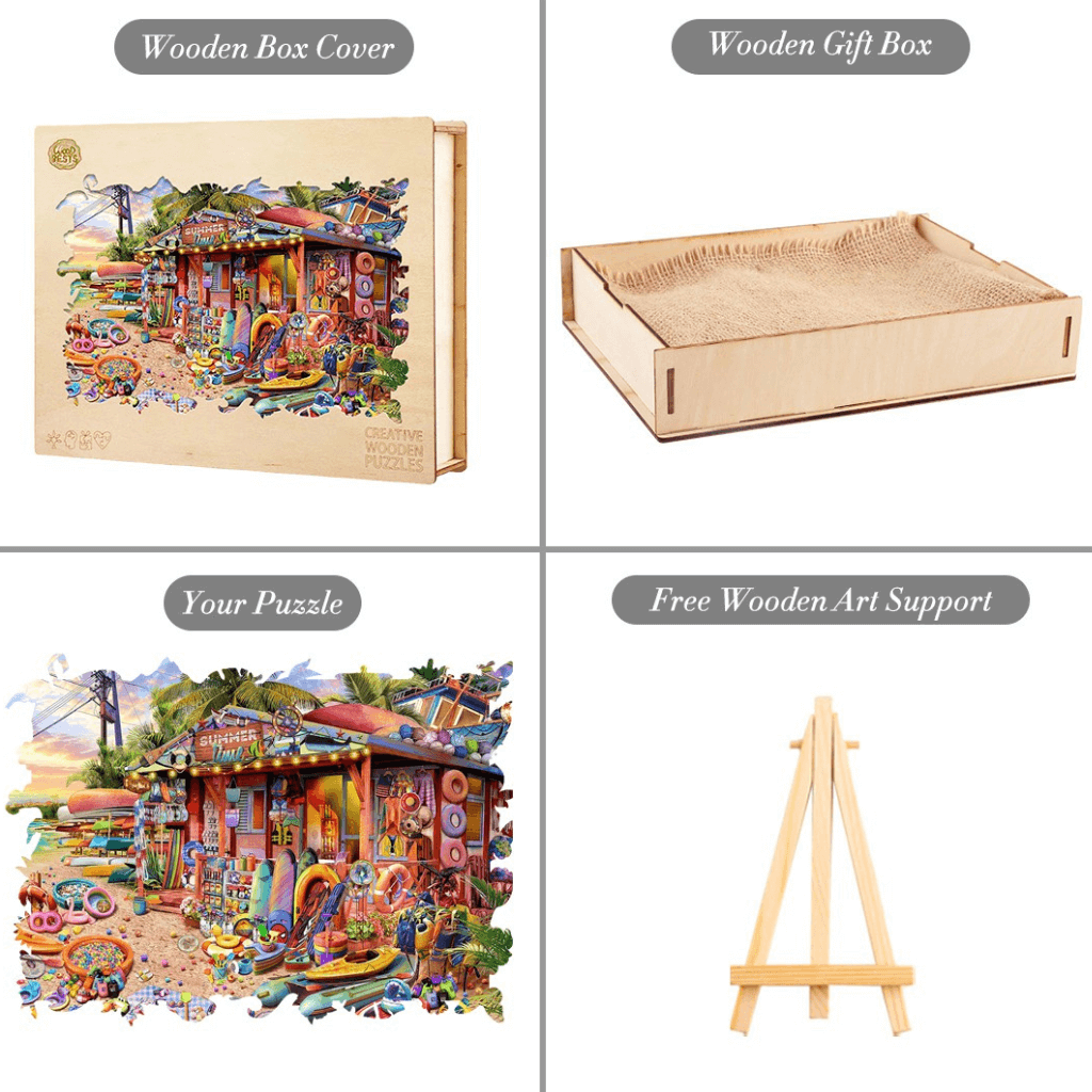 Jigsaw puzzle for adults Happy Summer Time box contents