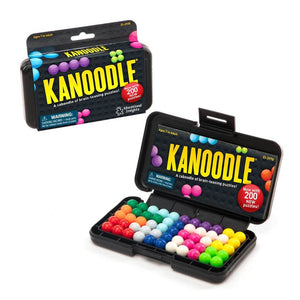 Kanoodle puzzle game 200 puzzles by Educational Insights open on white background