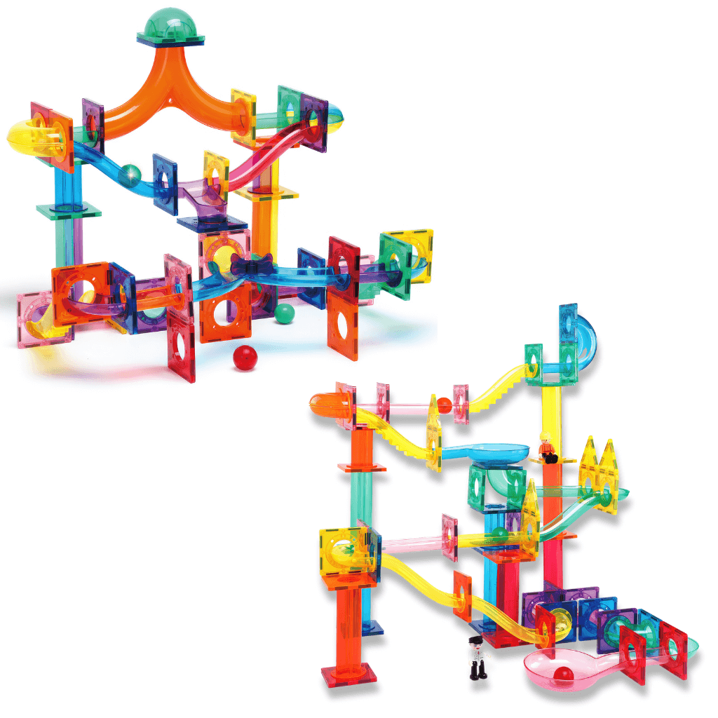 Kebo magnetic marble run constructions