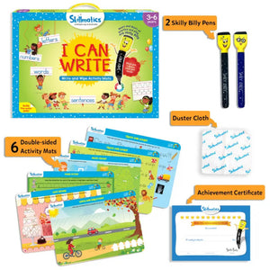 Learn to write Skillmatics I Can Write! Write Wipe Activity Mats