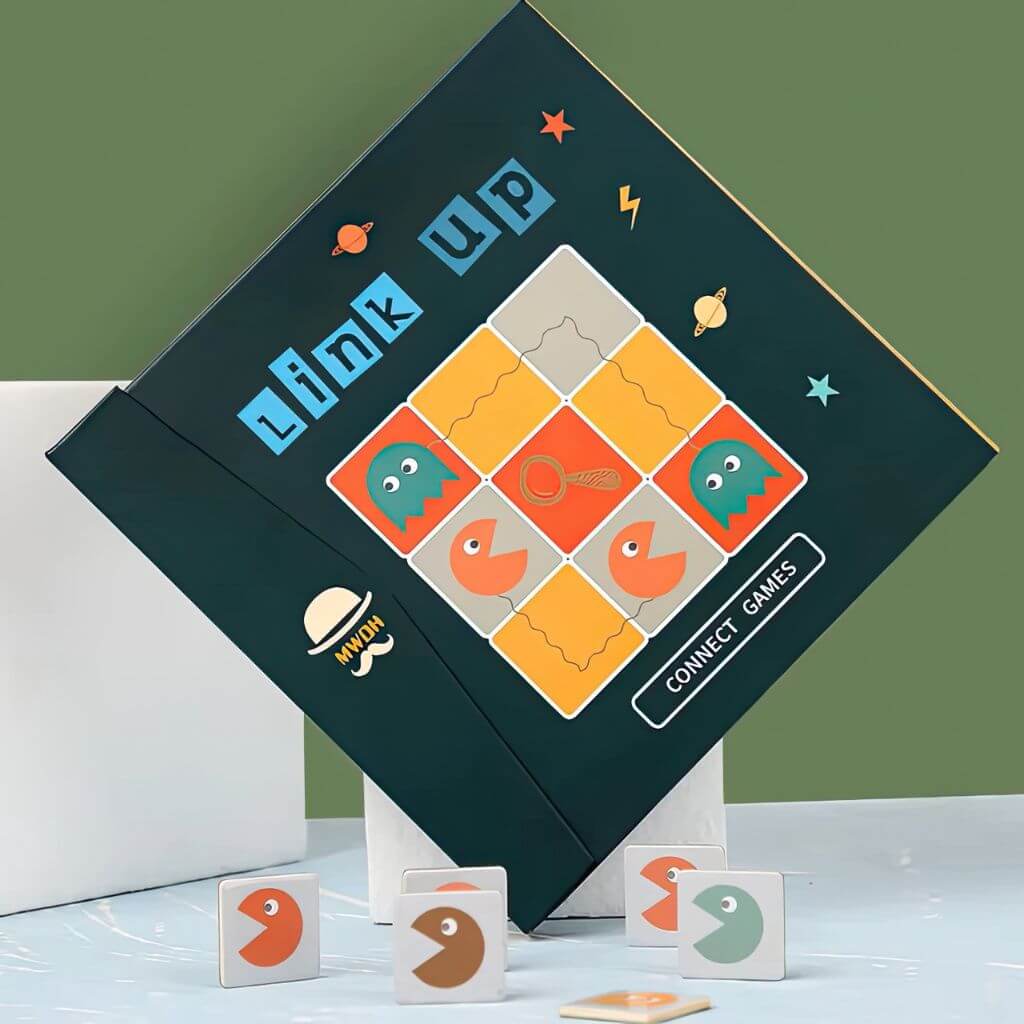 Link up magnetic puzzle book