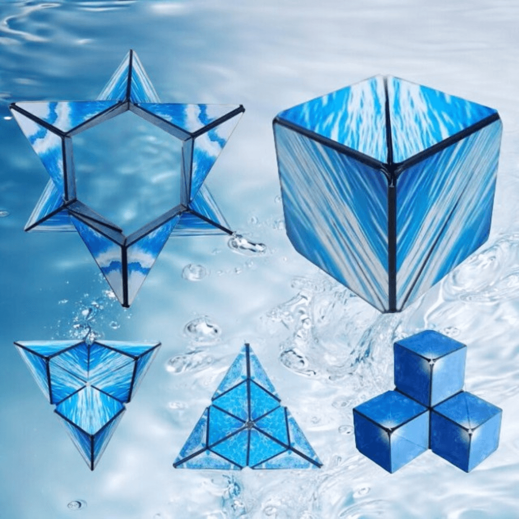 Magic cube blue