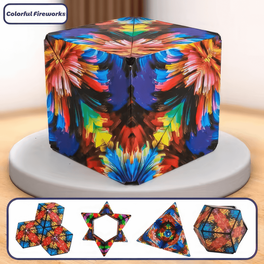 Magnetic cube Fireworks