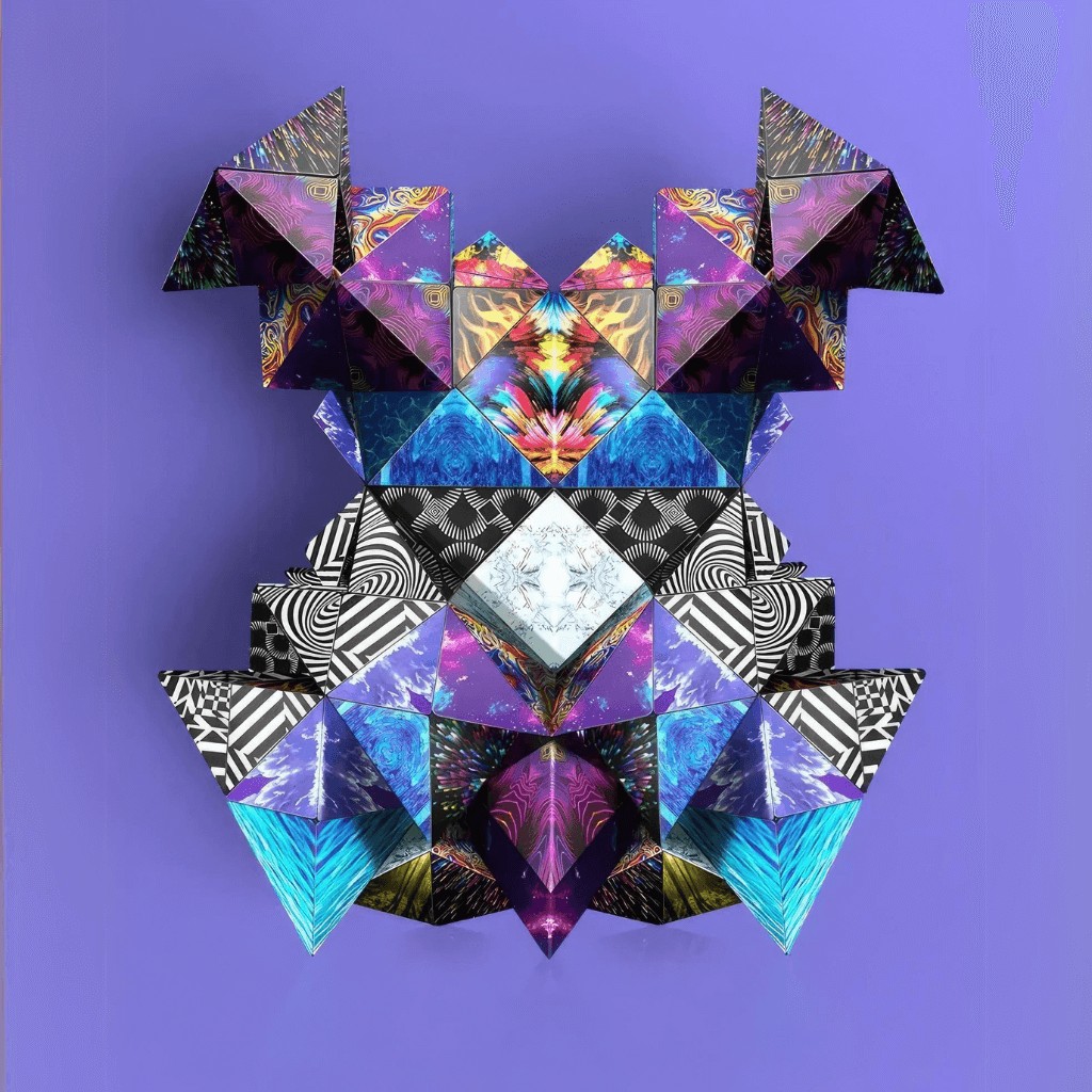 Magnetic cubes combined