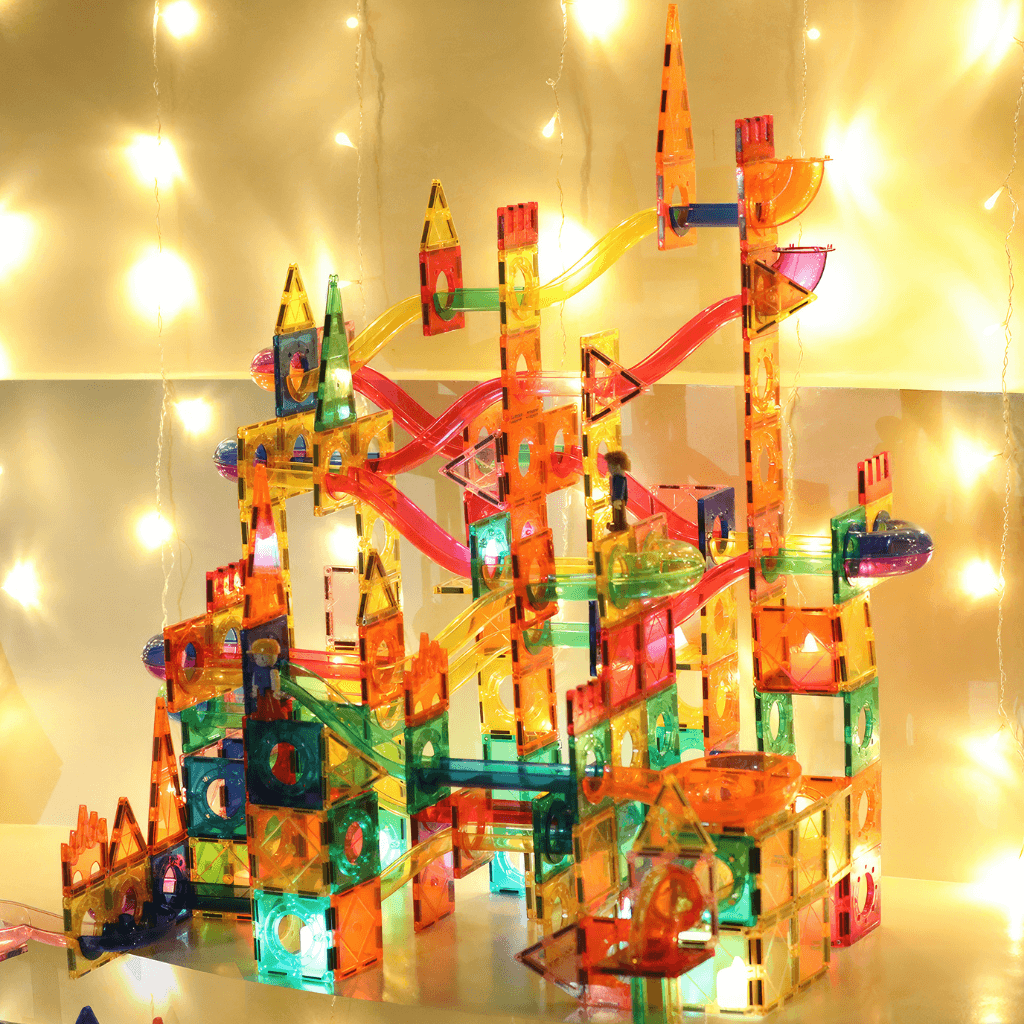 Marble run toy construction