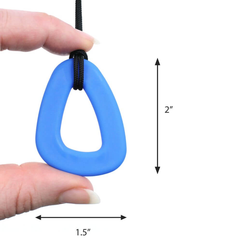 Chew Necklace for Boys and Girls - Silicone Chewable Pendant for Autism,  Chewing, ADHD, SPD, Sensory Oral Motor Aids for Kids, Chewy Toy for Adults  ( - Imported Products from USA - iBhejo