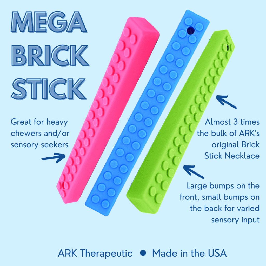 Mega Brick Stick Ark Therapeutic info graphic