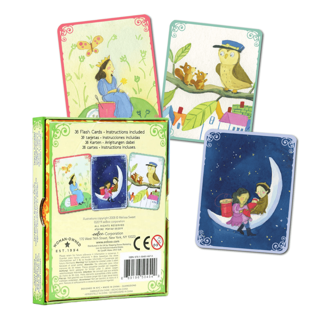 Mistery in the Forest Create a Story Cards and box by eeBoo on white background