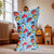 Person wearing a sensory body sock in a child's room
