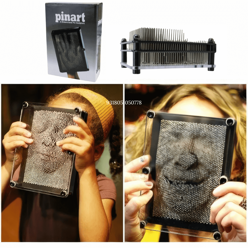 Pin art board photo collage