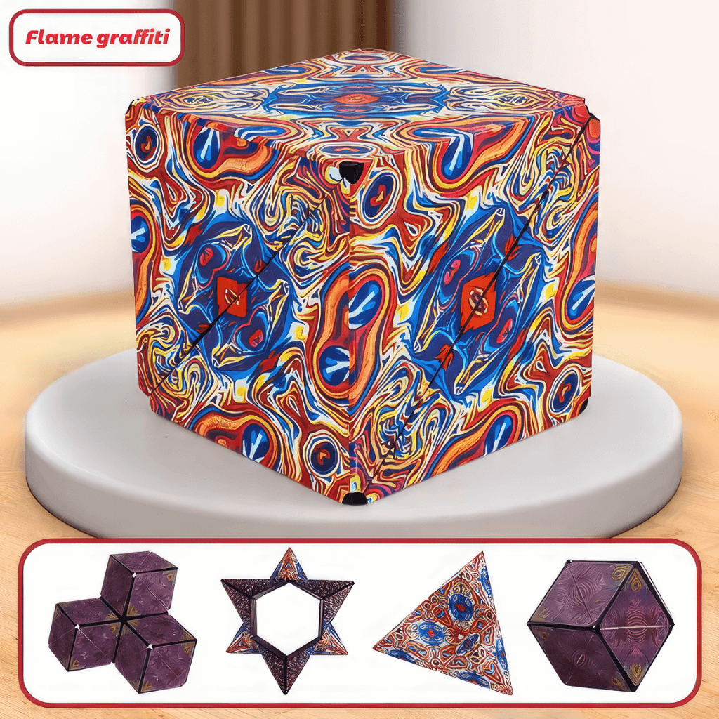 Puzzle cube Graffiti