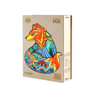 Puzzles for adults Australia fox packed in an wooden box