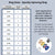 Ring size chart Australia stainless steel sparkly fidget rings