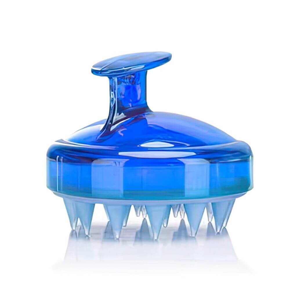 Scalp massager blue