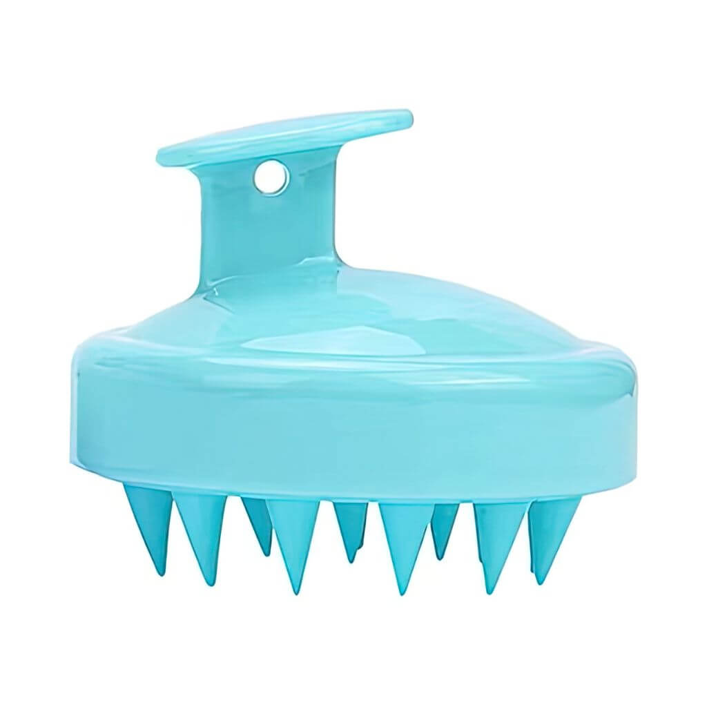 Scalp massager brush light blue