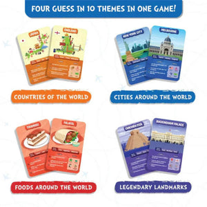 See the world with Skillmatics Guess in 10 Around the World Board Game