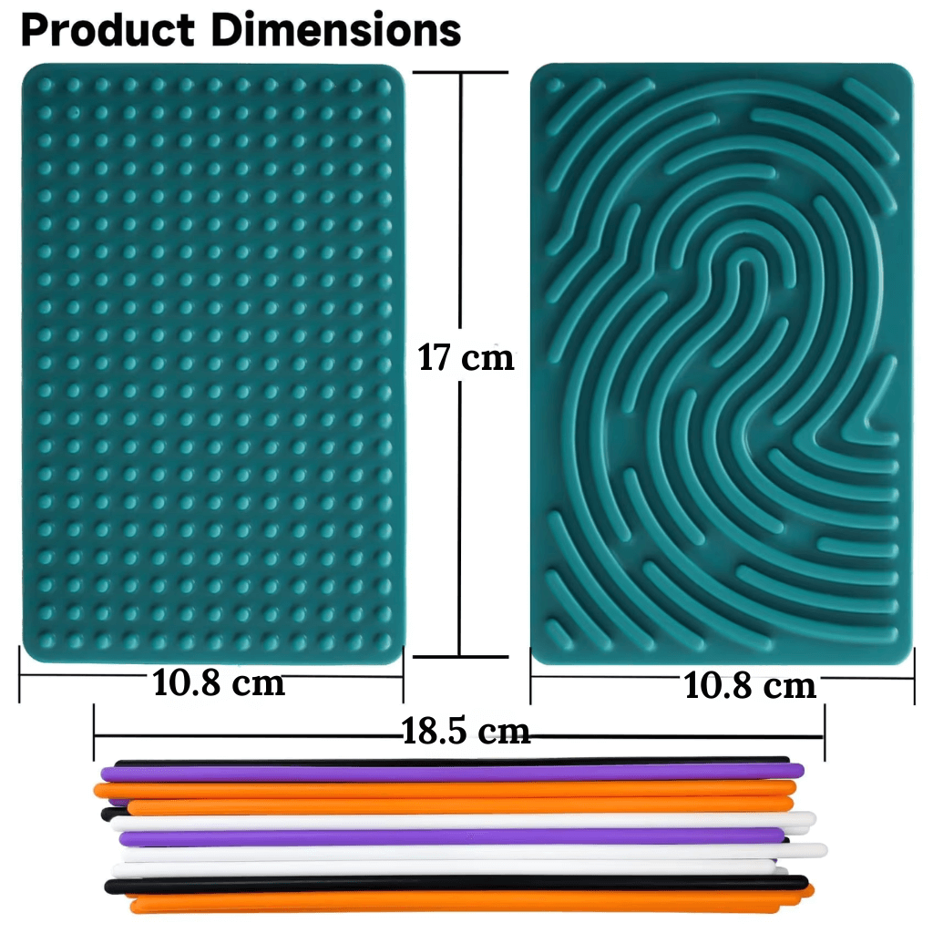 Sensory Board with dimensions