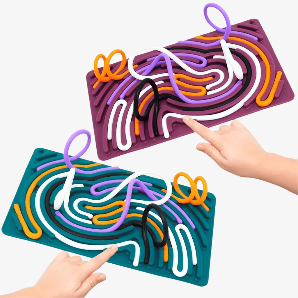 Sensory boards green and red