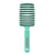 Sensory brush green on white background