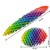 Sensory fidget flexi worm with dimensions