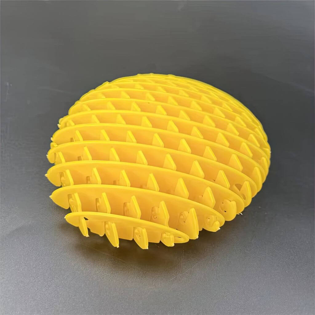 Sensory fidget worm yellow