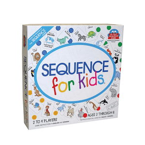 Sequence for Kids Board Game on white background