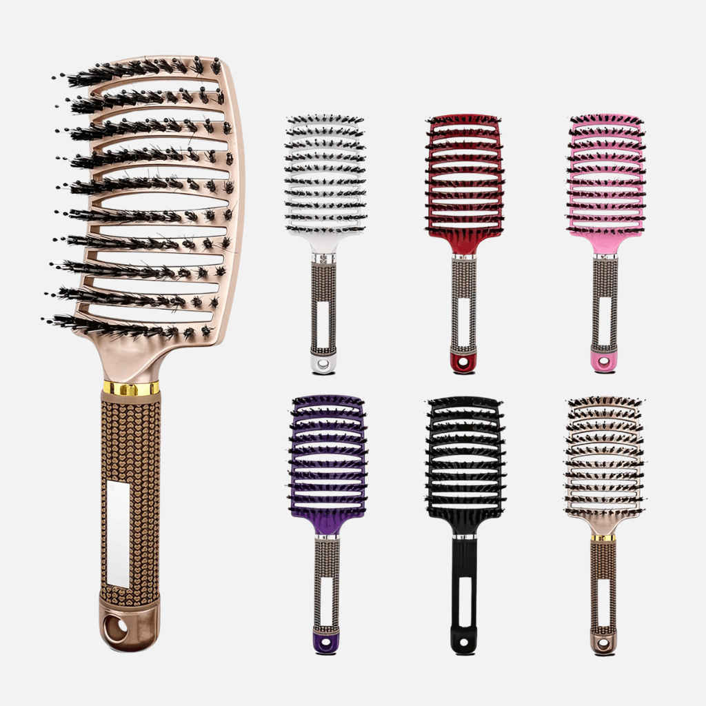seven detangling hair brushes