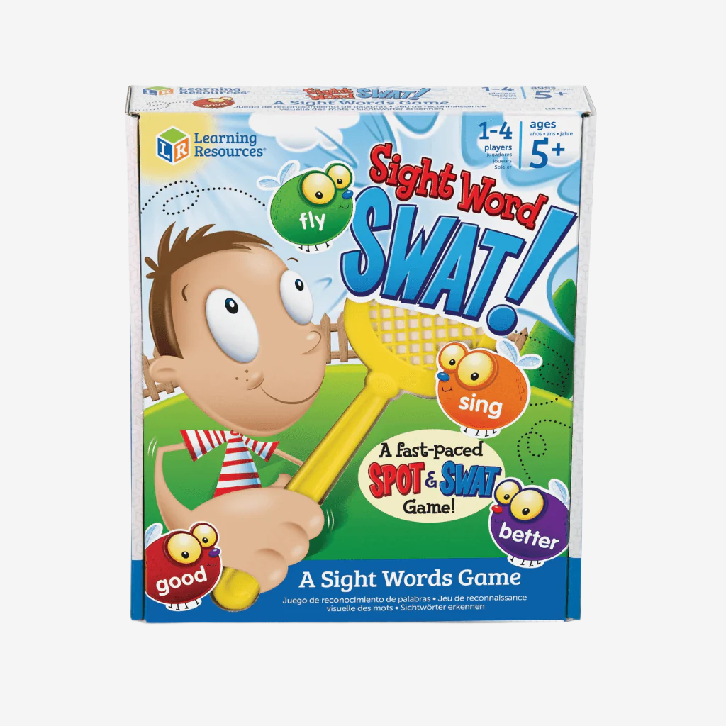 Sight Words Swat board game by Learning Resources on white background