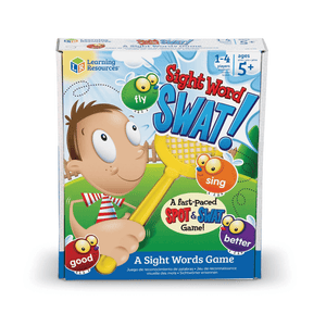 Sight Words Swat board game by Learning Resources on white background