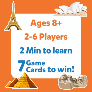 Skillmatics Guess in 10 Countries of the World card game info graphic