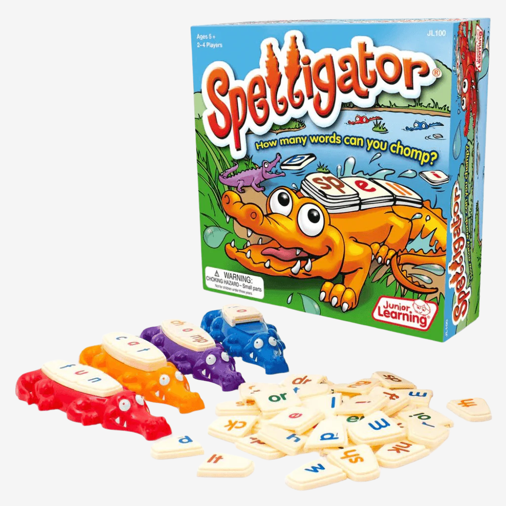 Spelligator board game by Junior Learning on white background