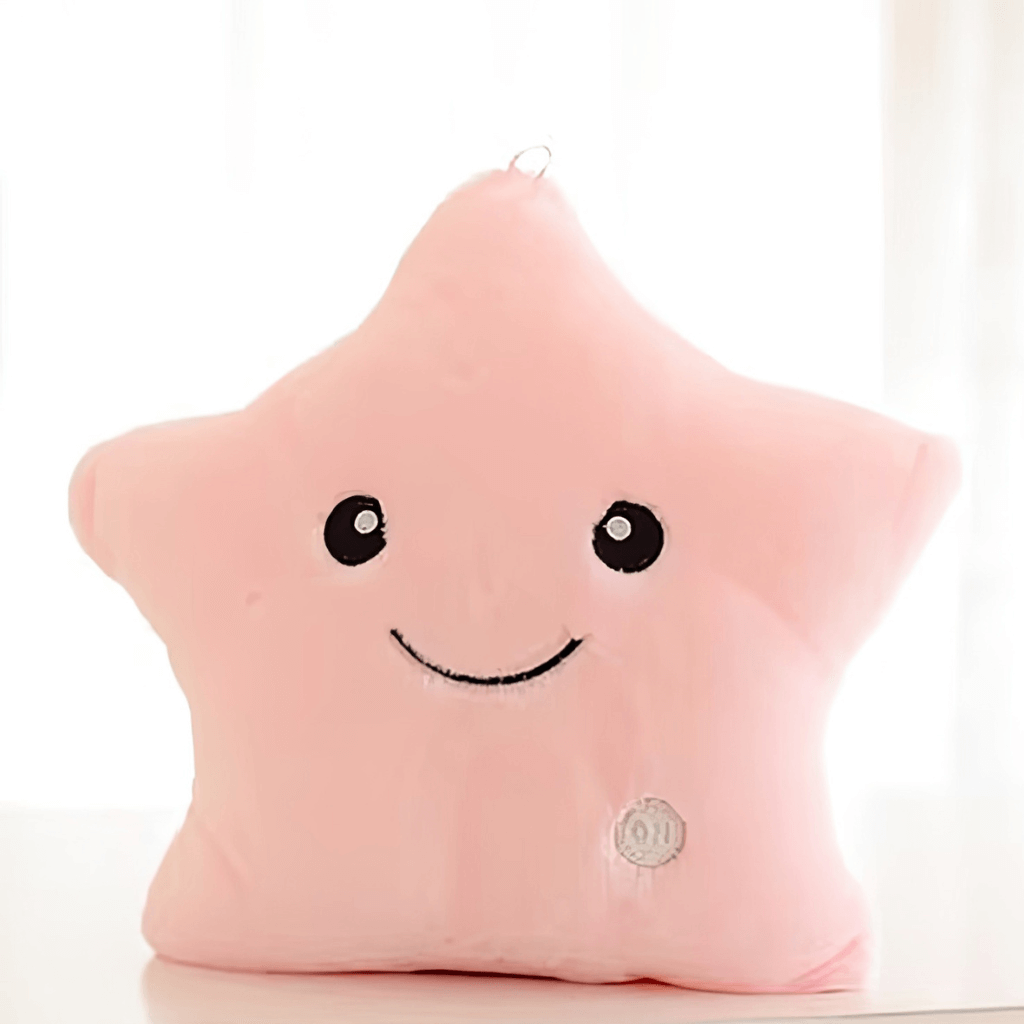 Star pillow pink