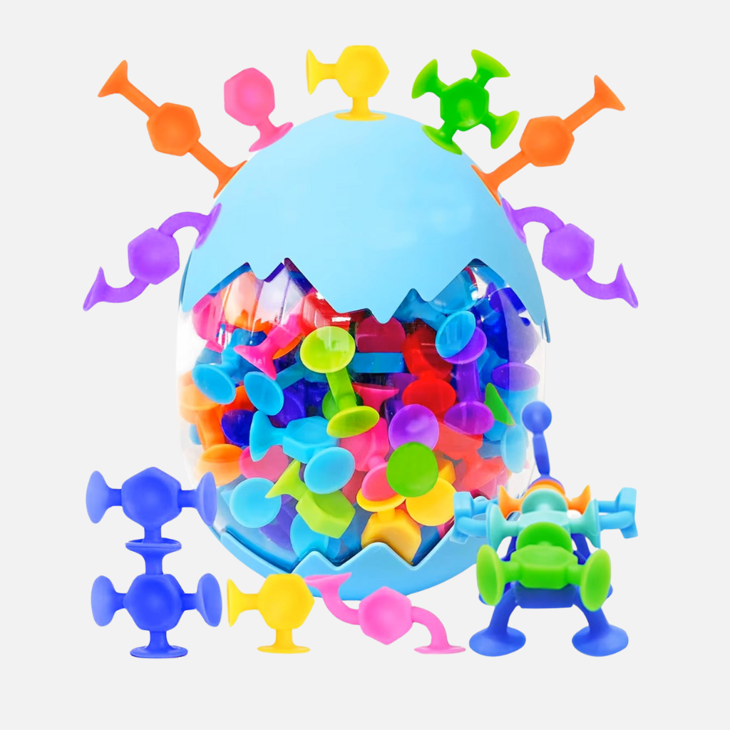 Suction construction toys