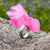 Sun, moon and stars anti stress ring on a tree trunk