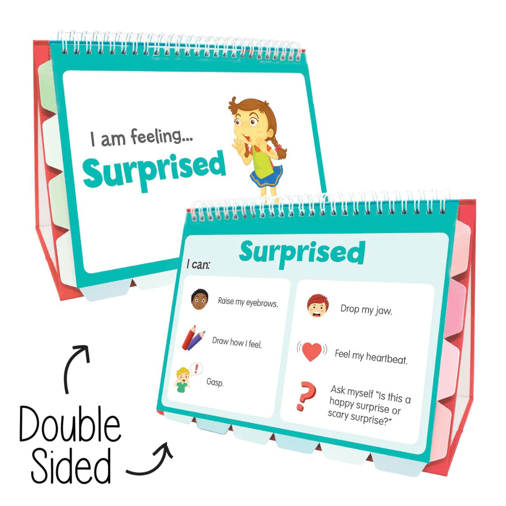Surprised Feelings Flaps by Junior Learning on white background