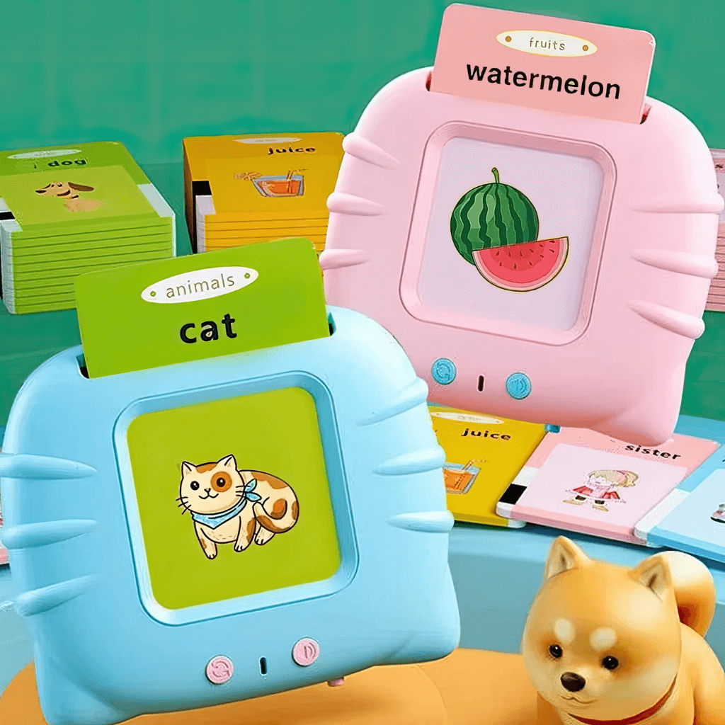 Talking flash cards for toddlers
