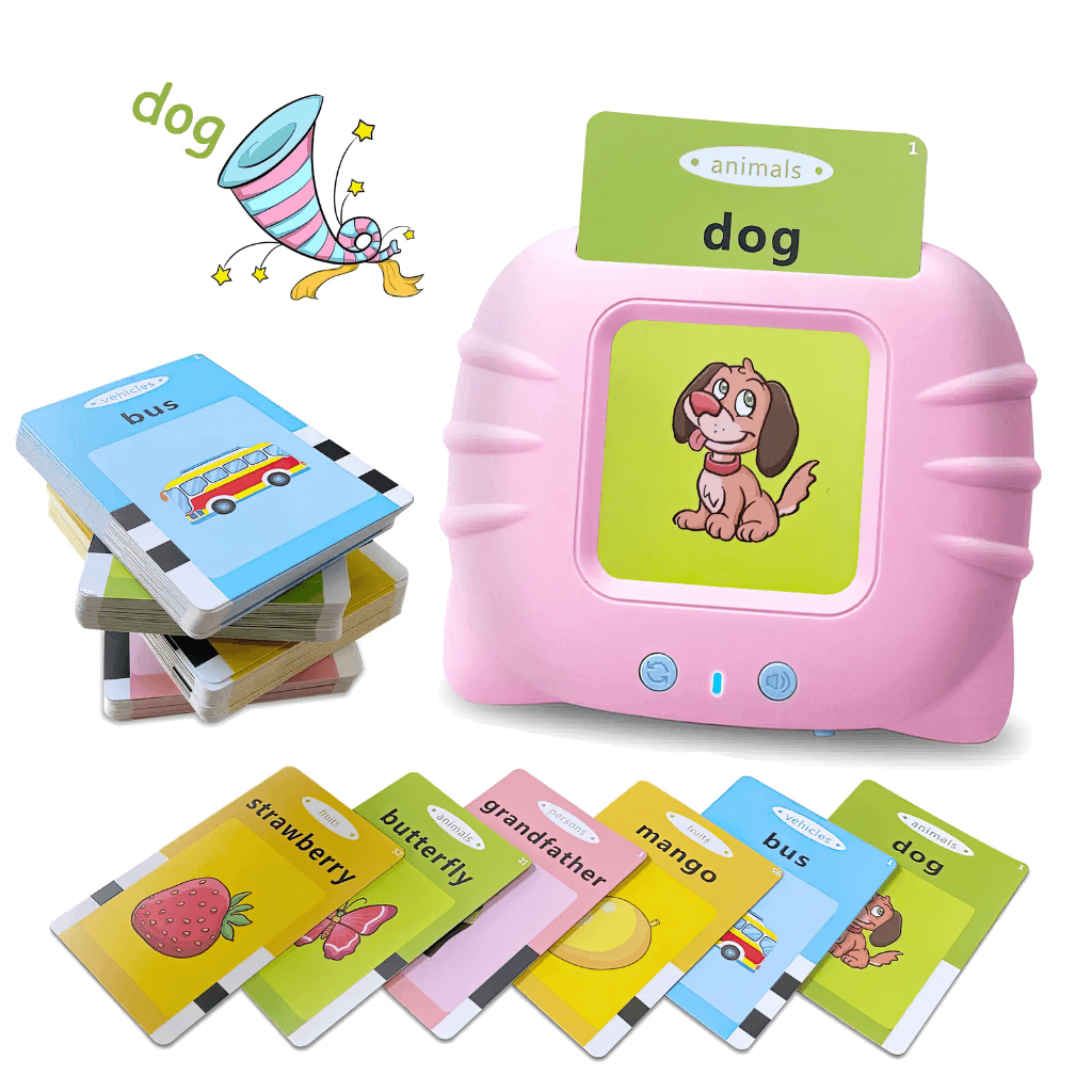Talking flash cards for toddlers
