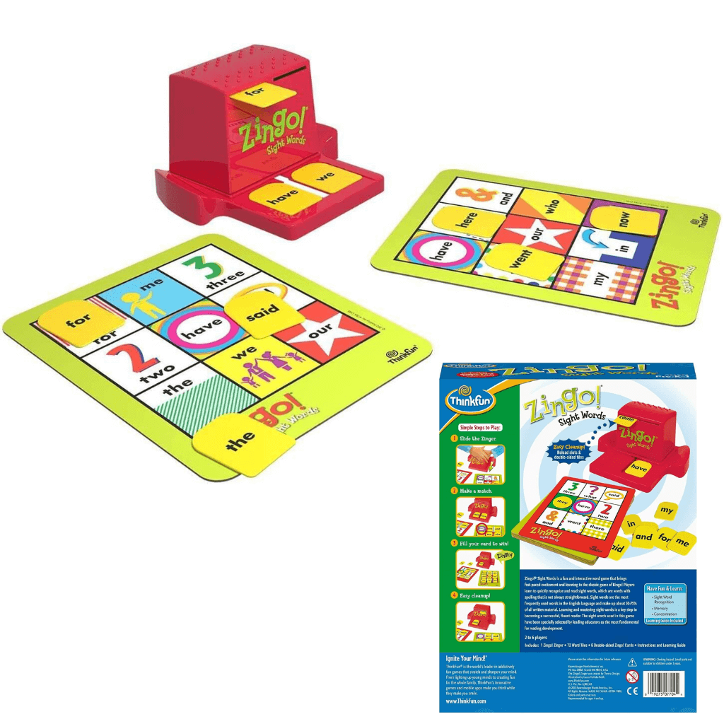 Thinkfun Zingo Sight Words game box