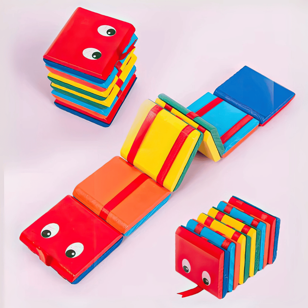 Three Jacobs ladder fidgets
