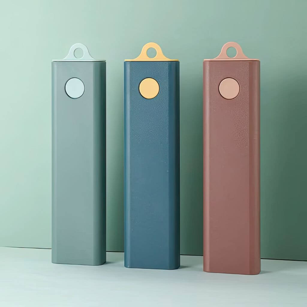 Three portable cutlery sets