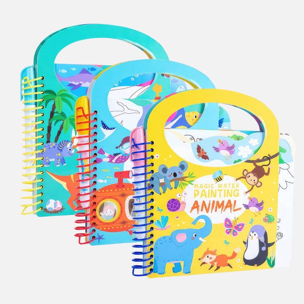 Tree water colouring books