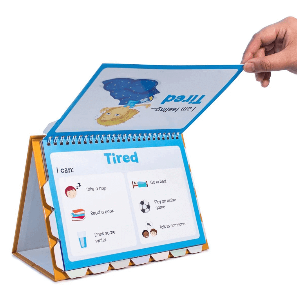 Tired Feelings Flaps by Junior Learning on white background