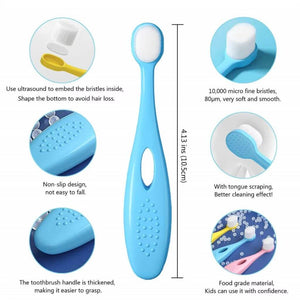 Toothbrush for toddler info graphic