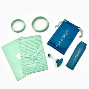 Webe kalm blue with pouch, instructions and bracelets