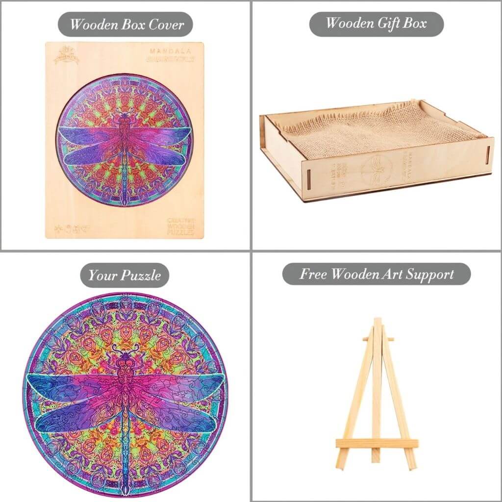Wooden Puzzle – Dragonfly 300 Pcs