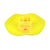 Yellow lip whistle on a white background back view