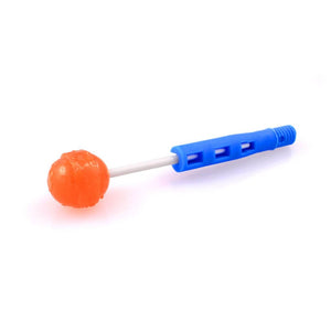 Z-Vibe Popette Tip VPP100 from Ark Therapeutic with an orange lollipop on white background