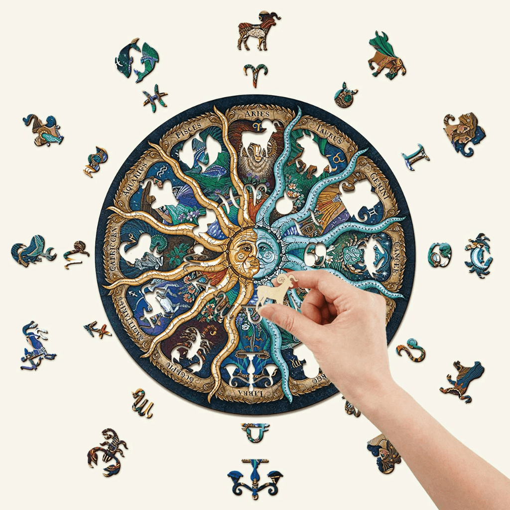 Zodiac circle puzzle