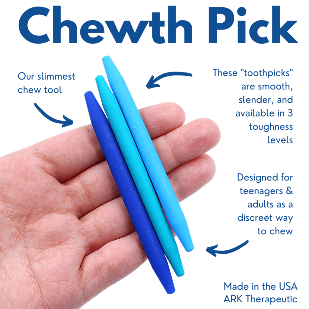 Ark Chewth Pick Chewable Toothpicks Smooth info graphic