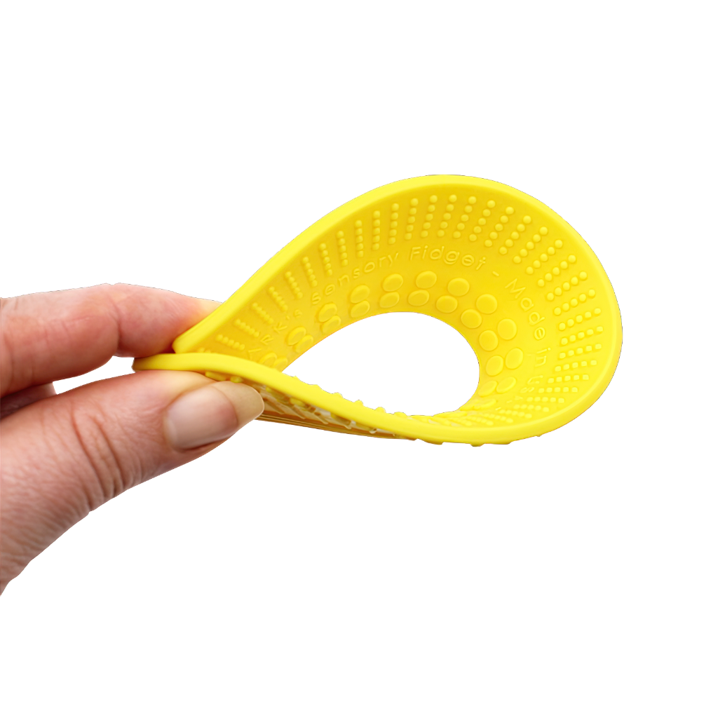 ark rainbow chewable bending fidgets yellow